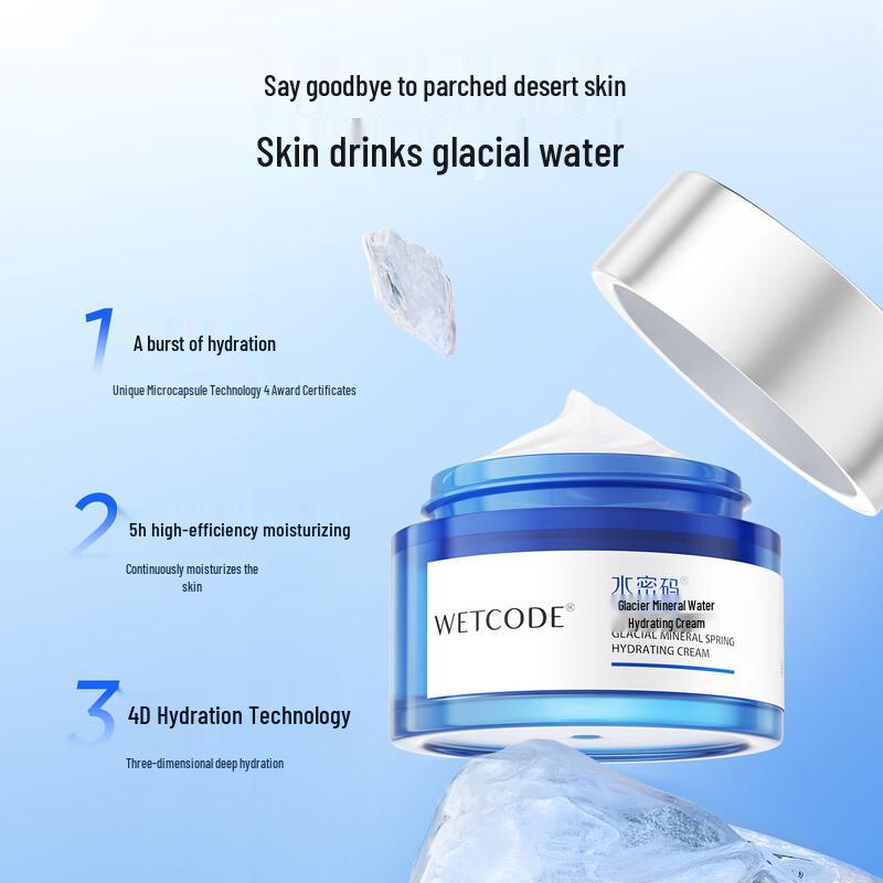 Water Secret Glacier Mineral Hydrating Cream (3 X 50g)