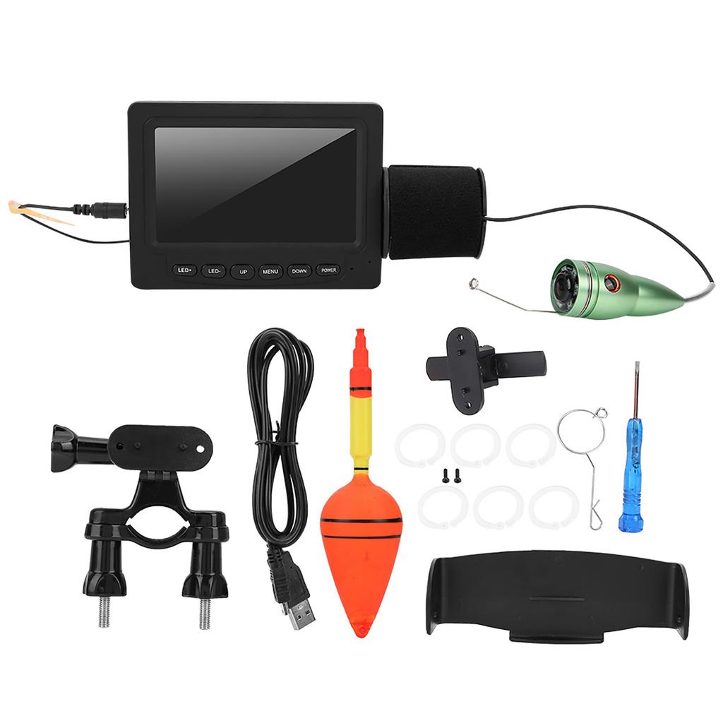 4.3" HD Underwater Visual Fish Finder Portable Fishing Camera Kit Color Screen Monitor And Waterproof Camera