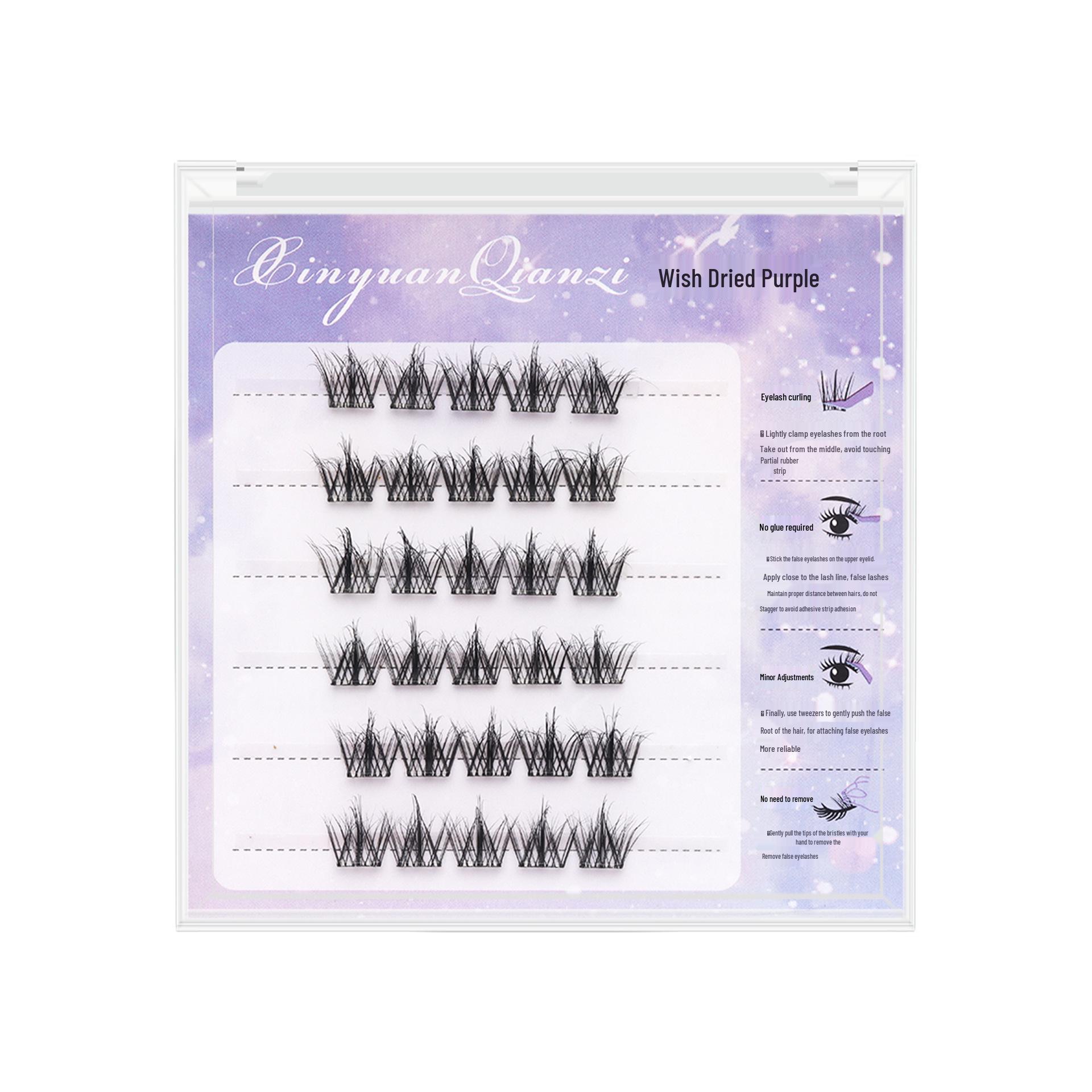 5D Trilogy Barbie Comic Doll Lashes - Dense, Natural Hair Flow, Glue-Free, American Style, 6 Row Clusters.