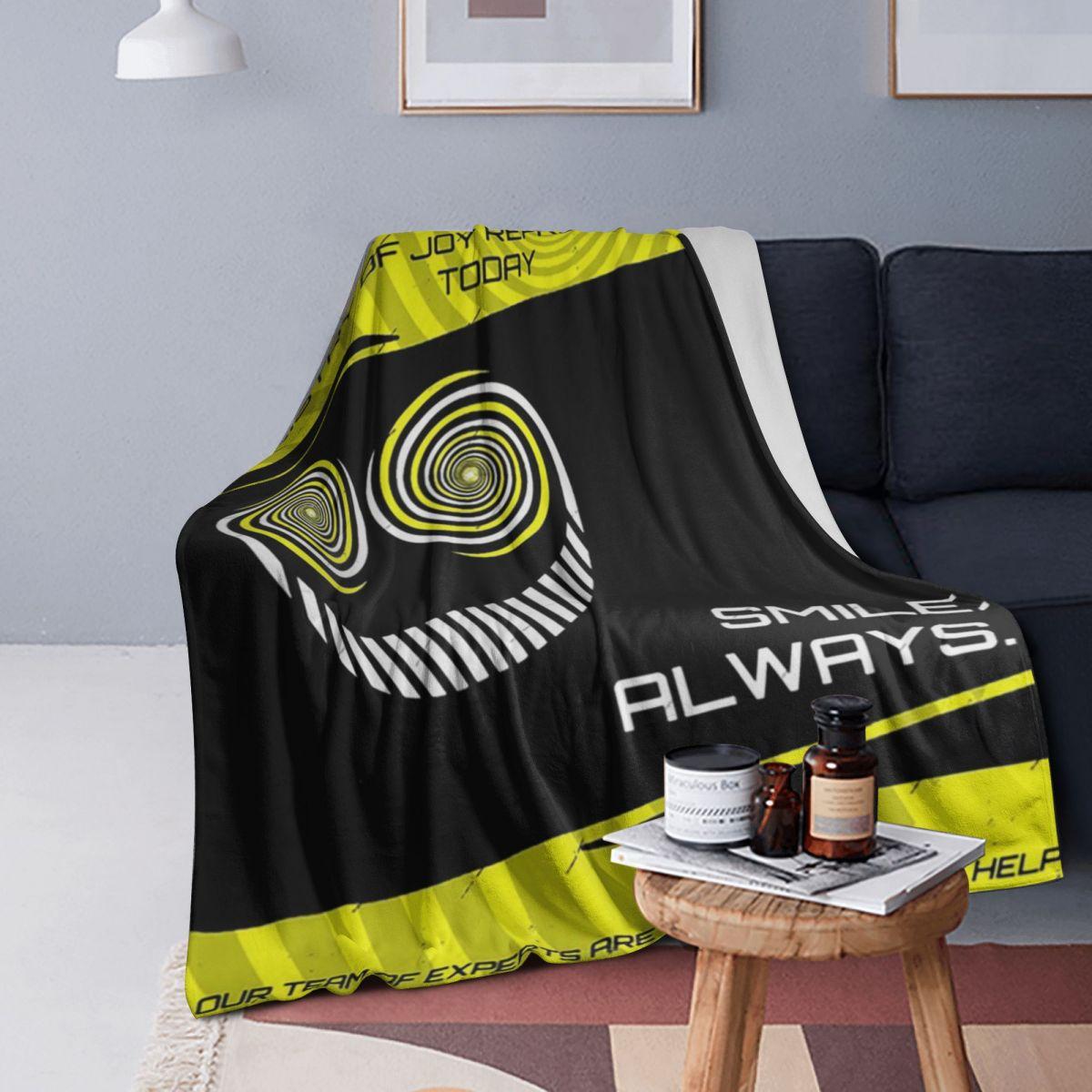 Exquisite Fashion Items Unisex The Smiler Alton Towers Resort Park Blanket Soft Warm Flannel Throw Blanket Bedding For Bed Living Room Picnic Travel Home Couch