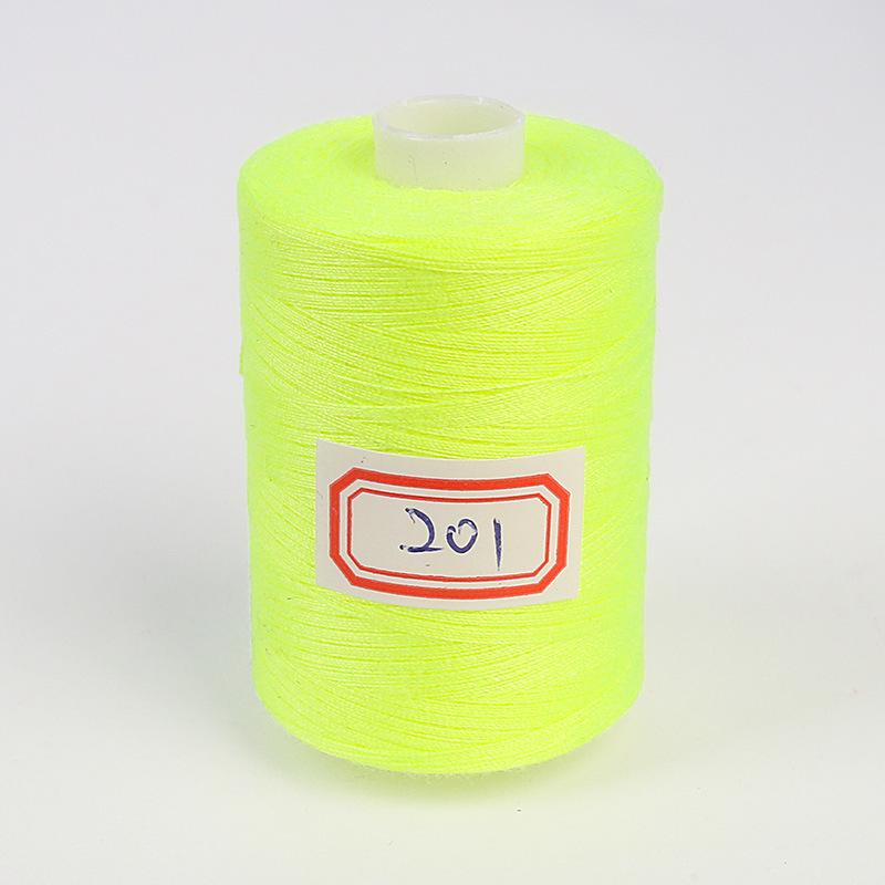 Hilo de Coser de Poliéster de Alta Velocidad 402 - 1000 Yardas, Colores Arcoíris, Ideal para Proyectos de Costura Casera y a Mano