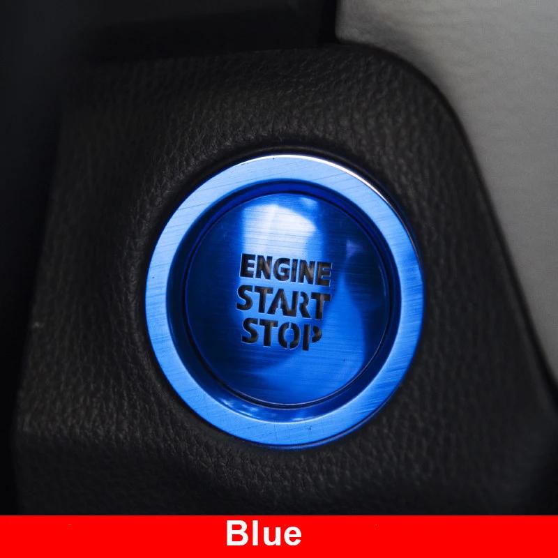 Car Engine Button Stickers One-Click Start Ring Trims Case Ignition Switch Cover For Toyota RAV4 Corolla -  2024