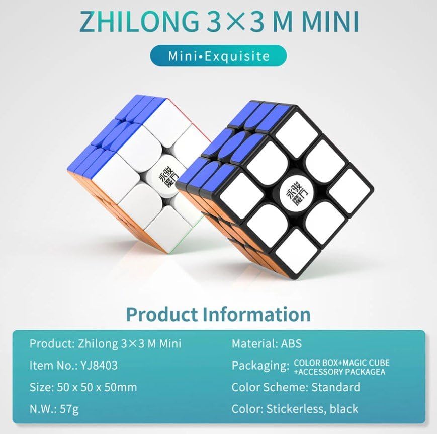 Kancharo ZhiLong Mini M Series [Authentic] Magnetic Competition Cube (3x3) with Pouch