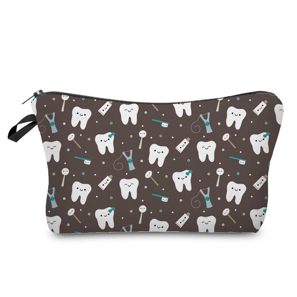 Women Nurse Print Cosmetic Bag Toiletries Organize Travel Storage Case  6443
