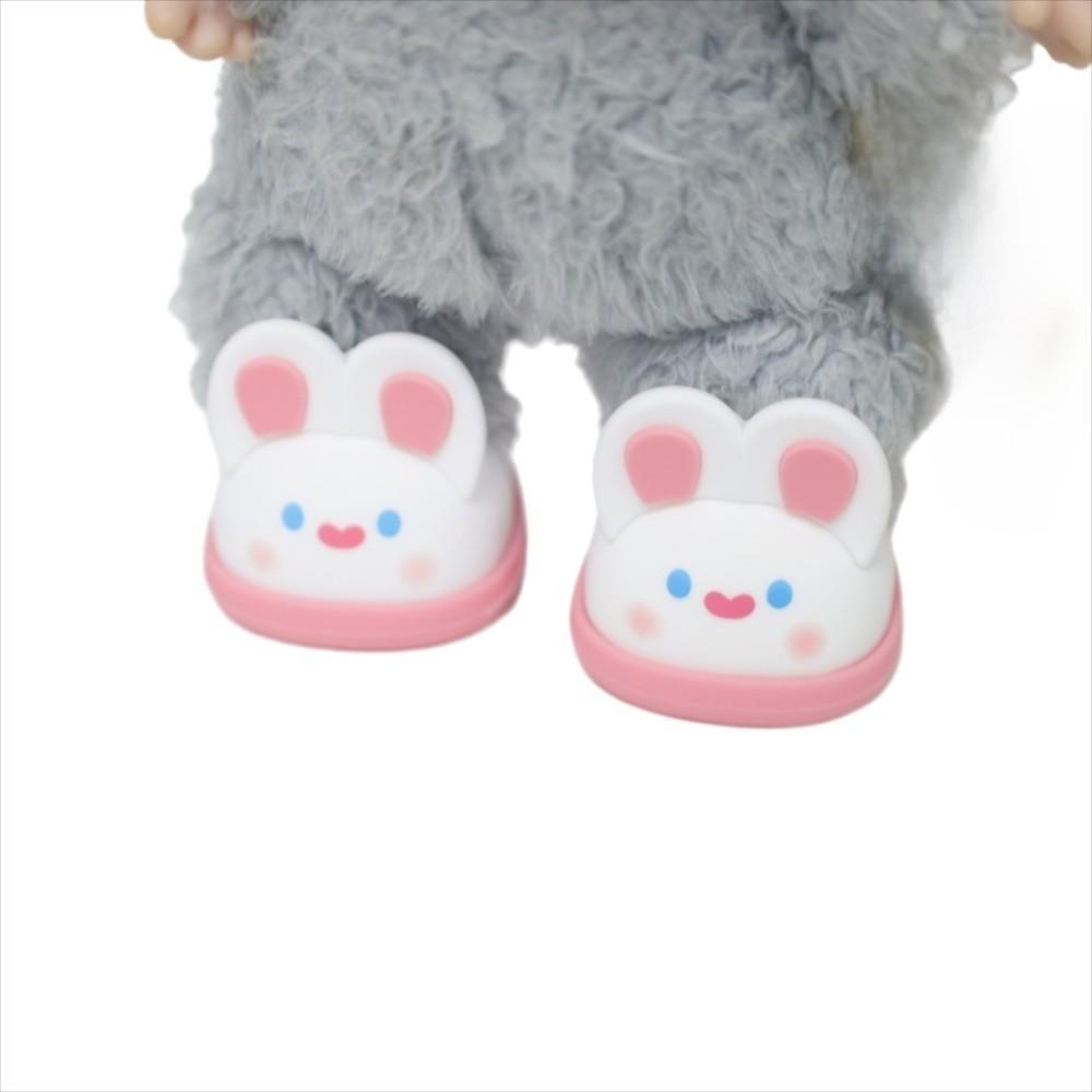 PVC Leather Material FOR 17cm Labubu Shoes 10/15/17cm Doll PU Shoes Mini Leather Shoes  Girl's Toys