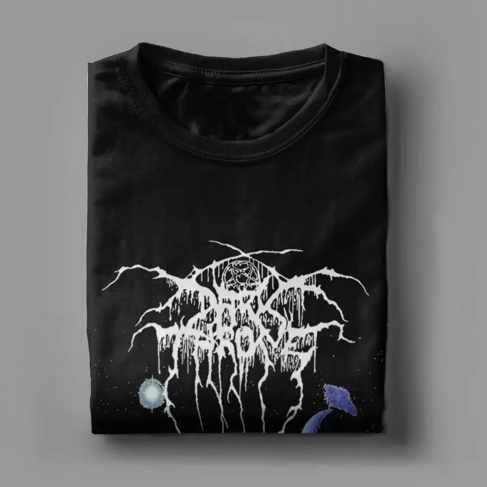 Men's Darkthrone T Shirts Pure Cotton Clothes Cool Short Sleeve Round Neck Tee Shirt Printing T-Shirt