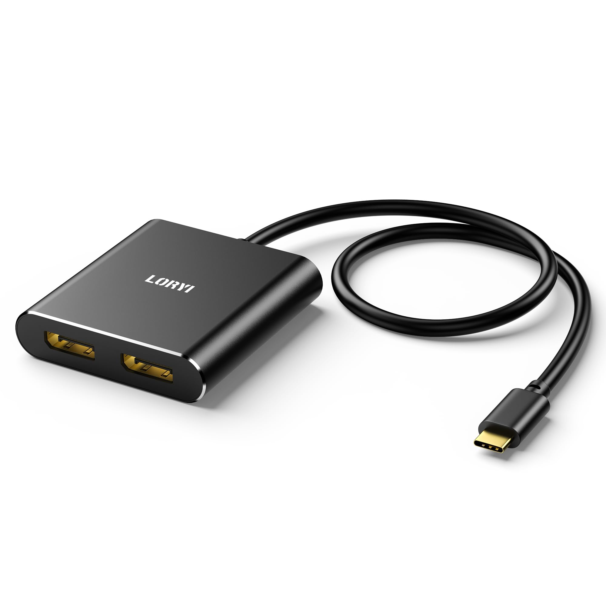 

Адаптер USB-C на два DisplayPort, 4K@60 Гц, Разветвитель USB Type C на два монитора DisplayPort, USB C DP хаб с поддержкой режима расширения