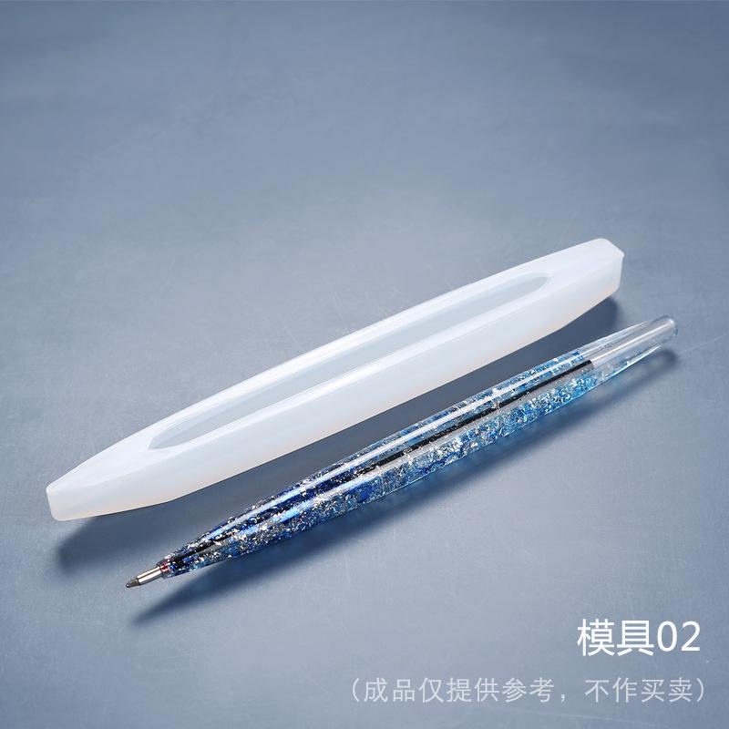 Ballpoint pen silicone mold crystal dropper DIY creative material