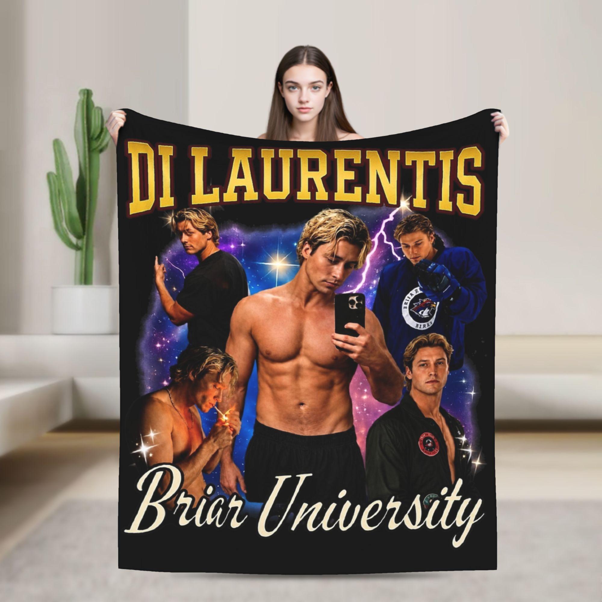 Pandara Jewelry Unisex Briar Hockey Dean Di Laurentis Off Campus Blanket Flannel Spring Autumn Warm Throw Blankets For Bedding Couch Bedding Throws