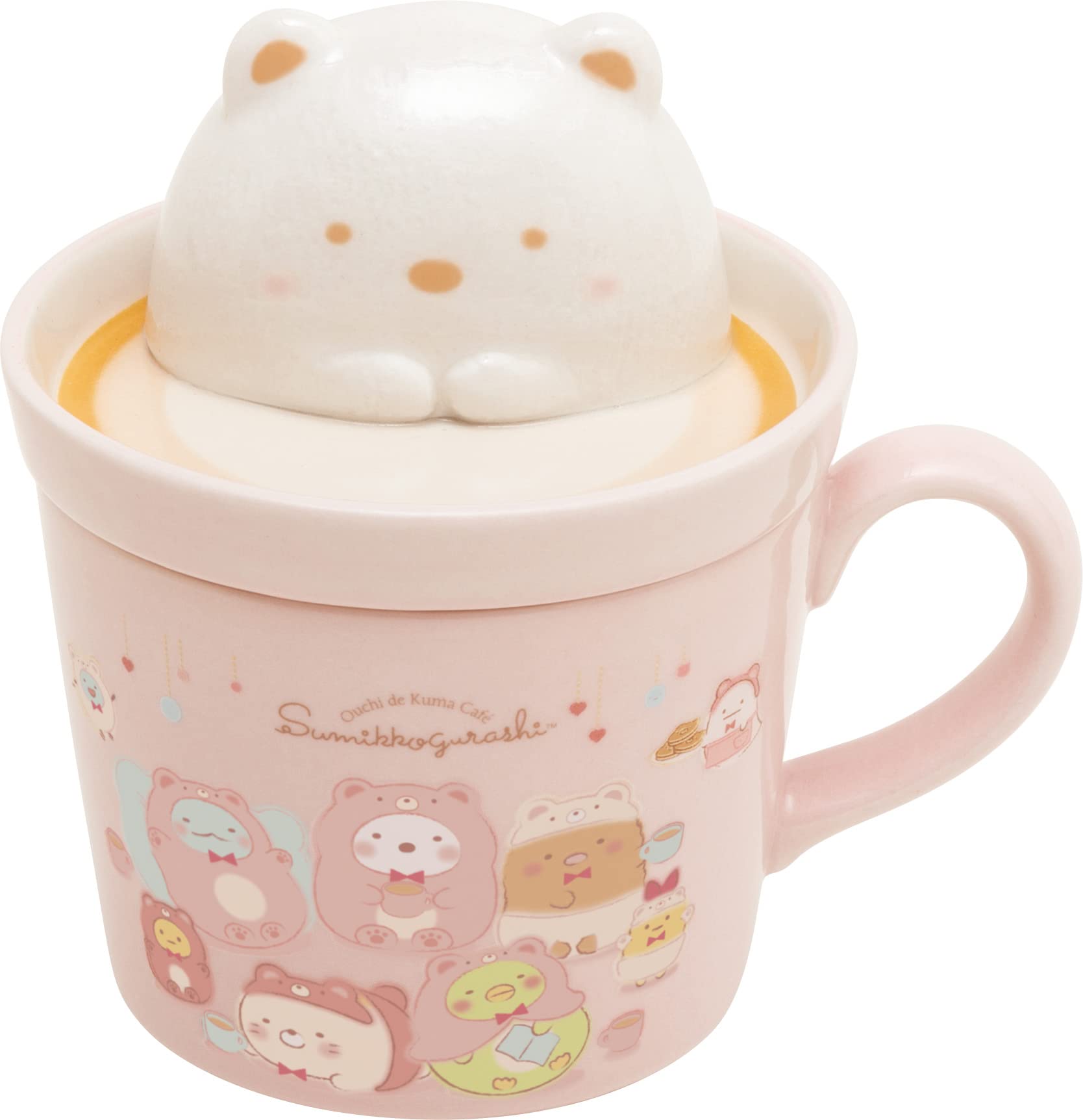 San-X Sumikkogurashi [Домашнее кафе с мишками] Кружка для кафе-латте, Белый медведь TK18901