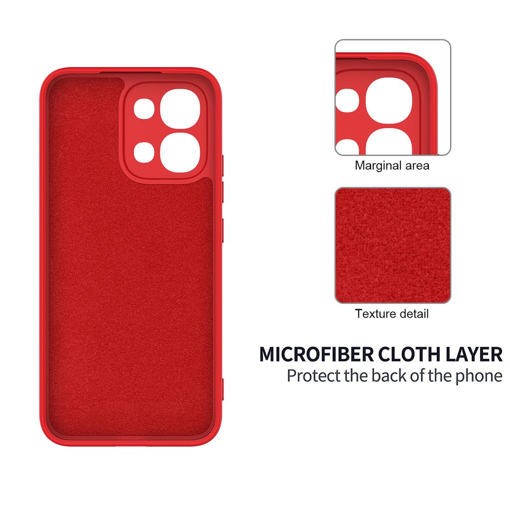 For Oppo F31 5G/A6 Pro 5G/4G Liquid Silicone Case Phone Back Cover with Hand Strap