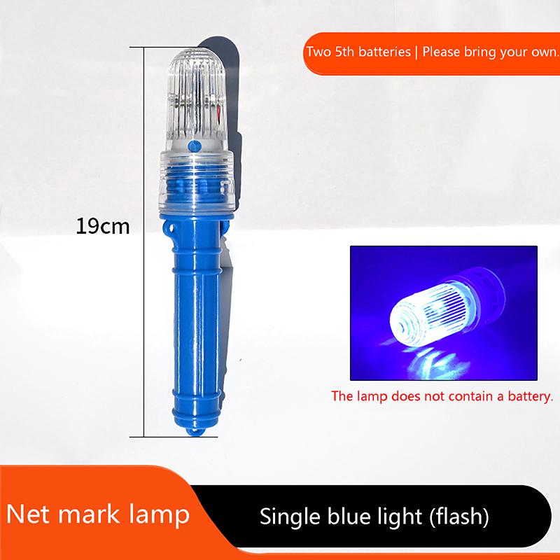 1 Stück Angellicht Doppel-Dreifachblitz Einfarbiges Leuchtfeuerlampe Zubehörlampe Pose Köderlicht Lampe Angelindikator