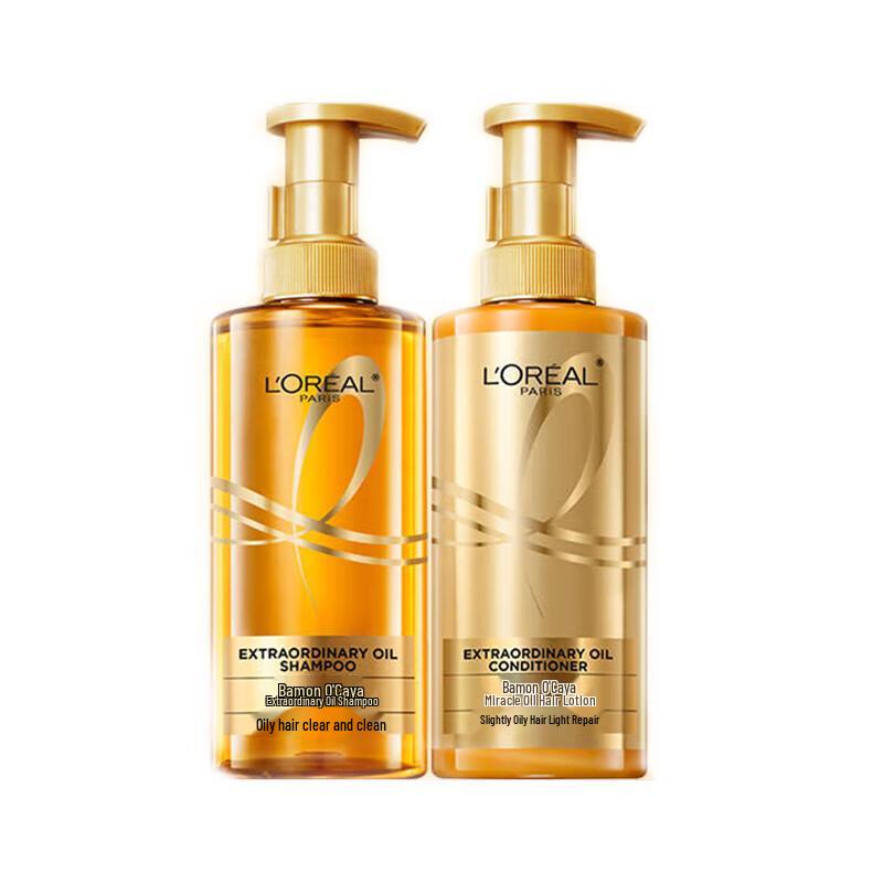 

L Oréal Extraordinary Oil Smooth & Volumizing Shampoo & Conditioner Set