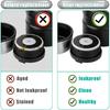 6pcs Replacement Rubber Gaskets Compatible for Thermos Stainless King 16 & 24 Ounce Food Jar, Silicone Seal Ring Seal Parts O-Ring Compatible for