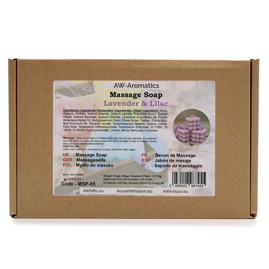 Massage Soap Bars - Lavender and Lilac
