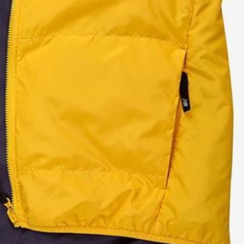 New Balance Unisex Reversible Duck Down Padded Jumper Yellow
