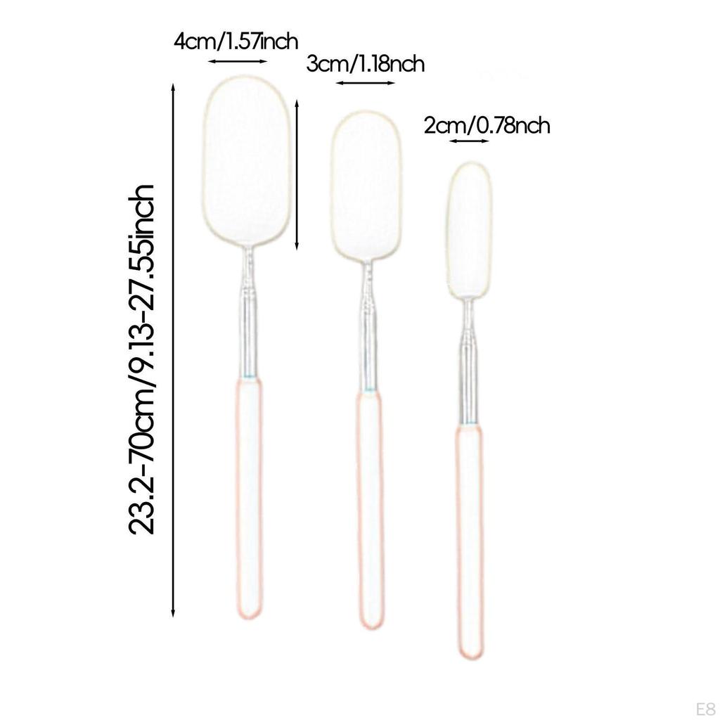 3 Pieces Telescoping Sponge Sticks Clay Throwing Tools Cleaning with AntiSlip Handle Supplies