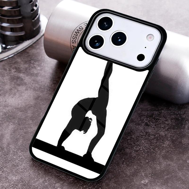gymnastics silhouette Phone Case for iPhone 17 16 15 Pro Max Air 14 13 12 11 Plus Shockproof Cover