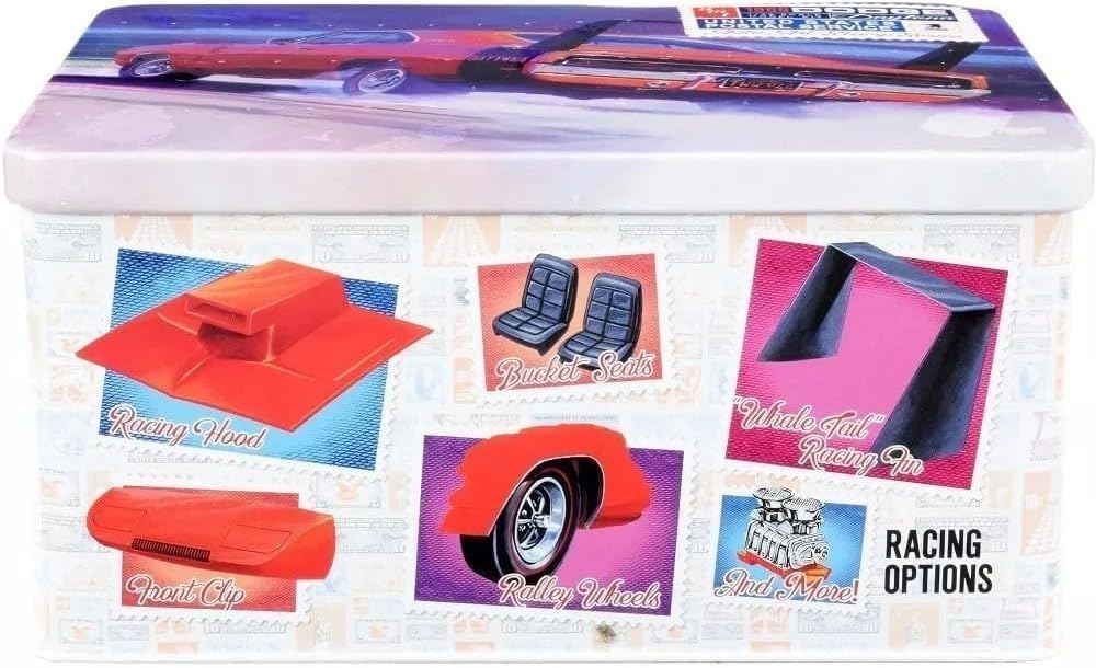 AMT 1/25 1969 Dodge Charger Daytona Auto Art Stamp Series Plastic Model AMT1232