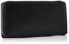 Katharine Hamnett London VEGA Wallet, Premium Japanese Cowhide Leather, Round, Long, Holds Bills, Cards, and Coins, Antique-Style Cotton, 490-52105,