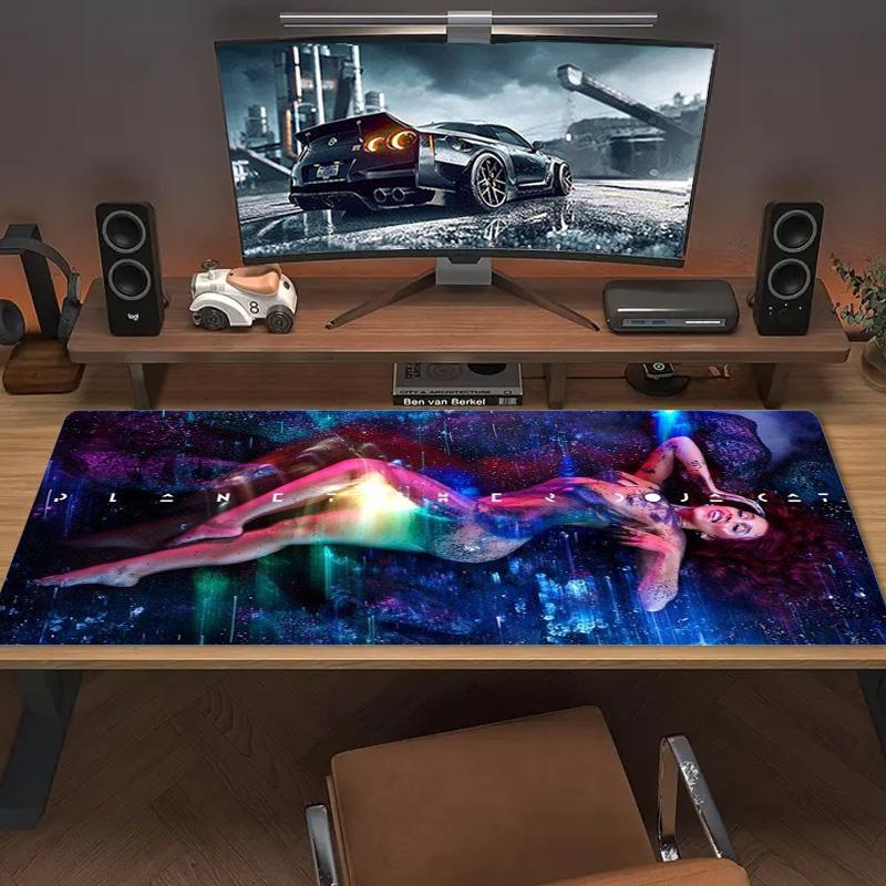 Doja Cat Color Mouse Pad Large Gaming Table Cushion Non-slip Laptop Tablet Big Mousepad XXL Mat Mini PC Playmat With Lock Edge