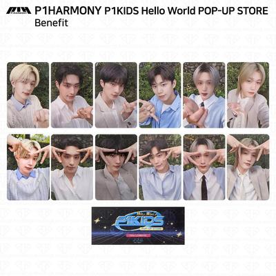 P1Harmony P1KIDS POP-UP Hello, World! Benefit Photocard Bookmark KPOP K-POP
