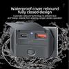 12/24V QC3.0 PD Car Charger Socket Quick Charge  Adapter  with ON/OFF &Dust Cover Waterproof for Bus RV Truck
