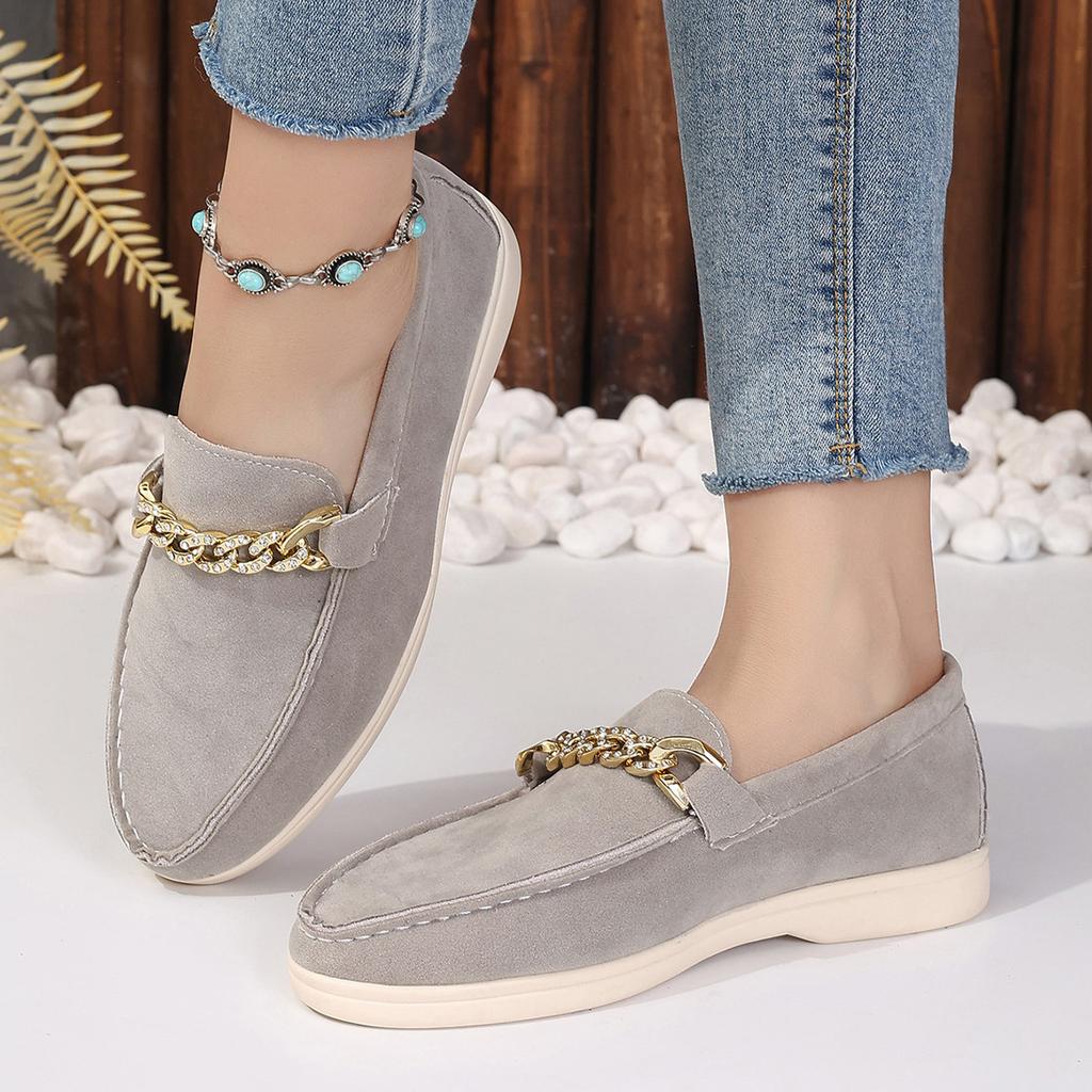 Fashion Plus Size Shoes for Women 35-42 Spring Autumn Women Slip On Flats Casual Loafers Zapatos De Mujer Platform Round Toe Shoes