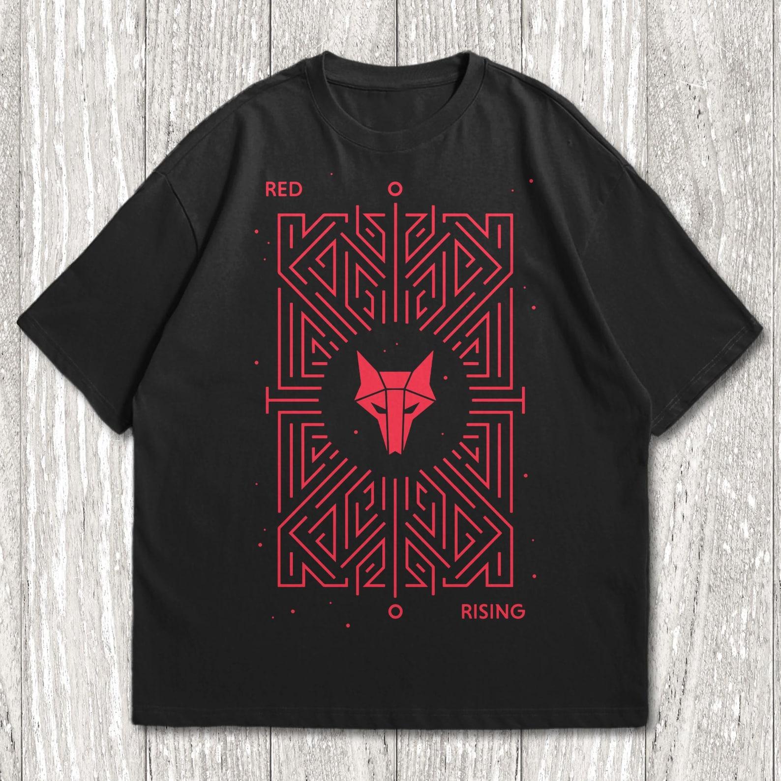 Red Rising, Howler Printed Shirt, Howler Shirt, Red Rising Shirt, Omnis Vir Lupus, Hail Libertas Hail Reaper, Red Rising Merch, Red Rising 2XL