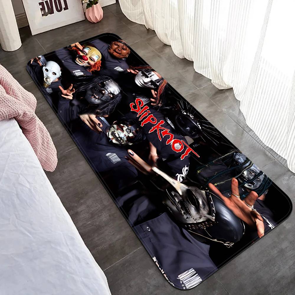 S-Slipknots Rock Fußmatte Kinderzimmer Schlafzimmer Dekoration Balkon Anti-Rutsch-Fußmatte Wohnzimmer Fußmatte Teppich
