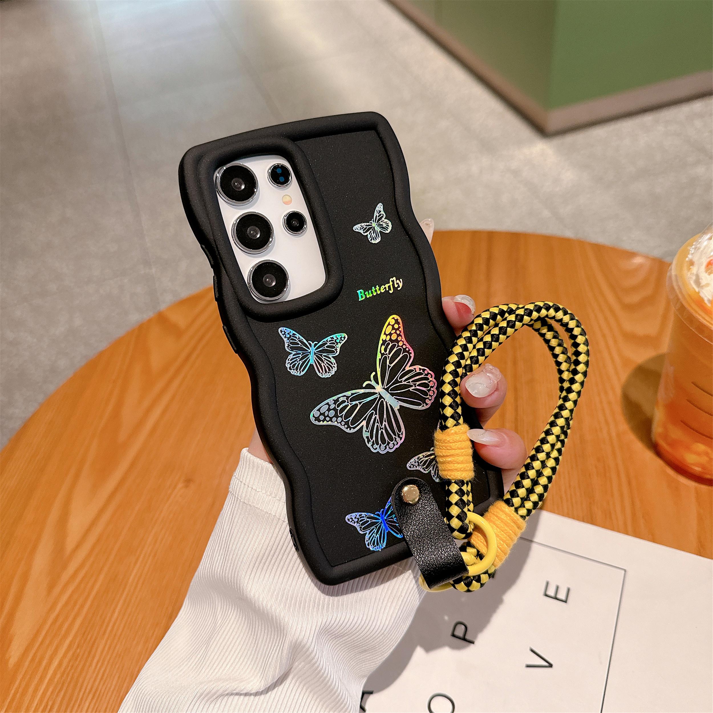 

Чехол-ремешок для телефона Samsung Galaxy S24 S22 Ultra S23 S21 FE A55 A35 A25 A15 5G A05s A05 A54 A34 A24 A14 Силиконовый чехол Galaxy S23 FE