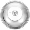 Edelstahl Topf Deckel Haushalt Pan Abdeckung Metall Glas für Pfannen Spill Proof Bratpfanne