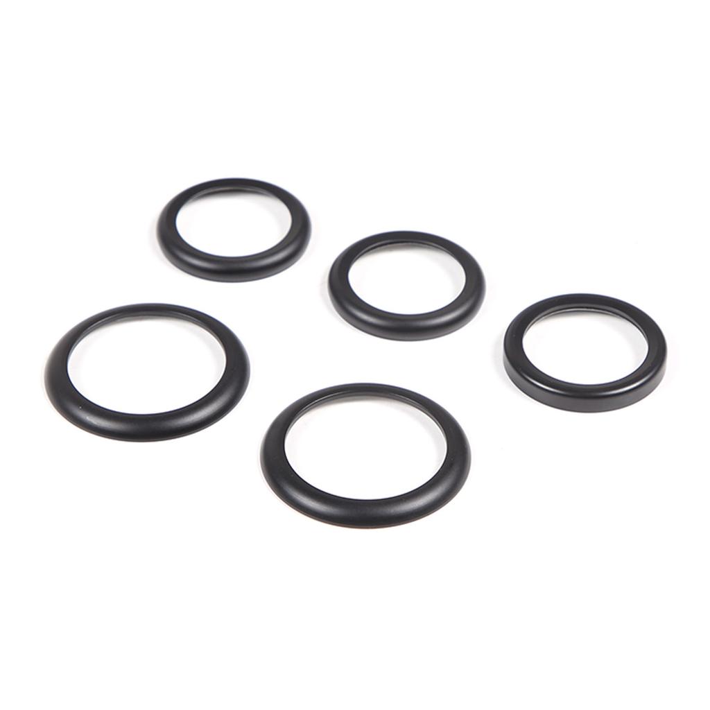 Für FIAT Abarth 500 500C 595 595C 695 695C 2008-23 Auto Doppel Blinkende Glas Hebe Dekoration Ring Aluminium legierung Zubehör