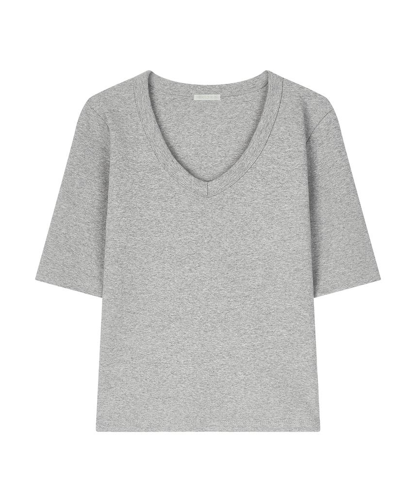 Saendeulig Line.01 V-Neck Tee_4Color