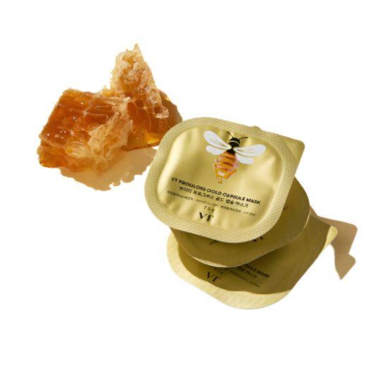 

VT Cosmetics Progloss Gold Capsule Mask Nourishing Honey Glow Wash-Off Mask 7.5g x 3pcs