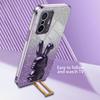 For Xiaomi 11T 5G/11T Pro 5G Phone Case Pull-out Kickstand Electroplating PC+TPU Cover