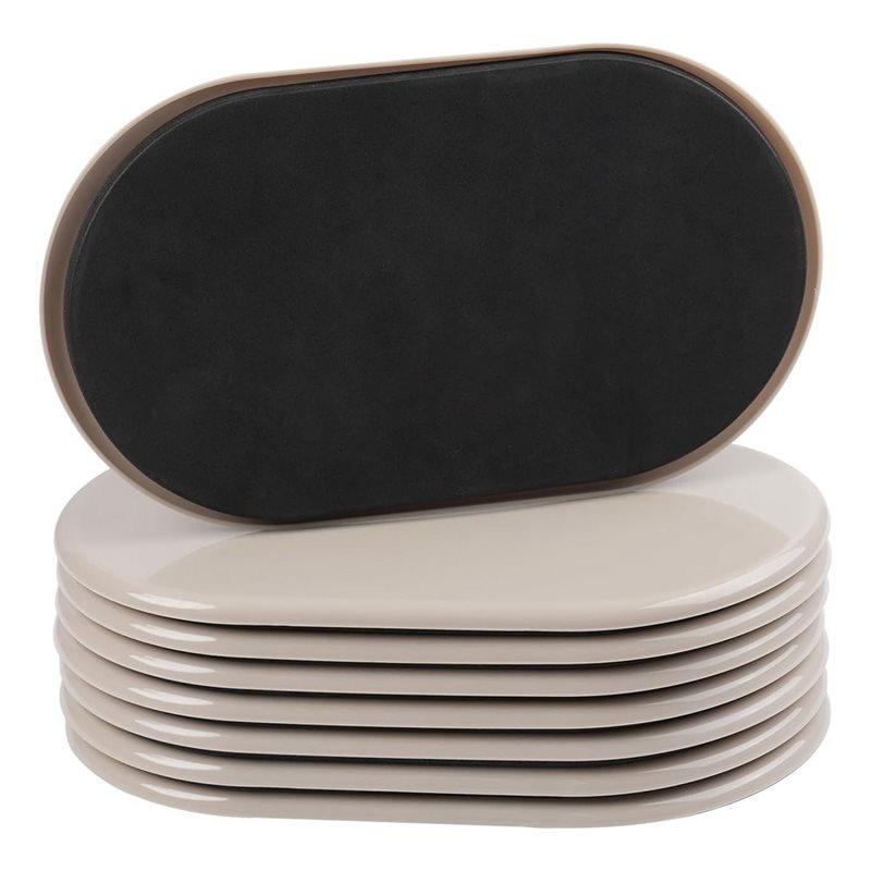 Good-Reusable Sliders For Furniture On Carpet- For Furniture Mover Sliders(8PCS), 9-1/2  X 5-3/4