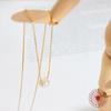 French Baroque Freshwater Pearl Pendant Necklace - Women's Clavicle Chain