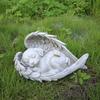 Statua Angelo Commemorativo per Animali Domestici: Ornamento Commemorativo per Cani e Gatti