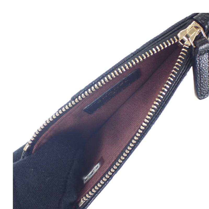 Chanel AP2570_B10583_C3906 Card Case Black Women