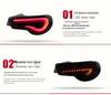 LED Taillight Assembly with Flowing Turn Signal for Toyota GT86/ Subaru BRZ