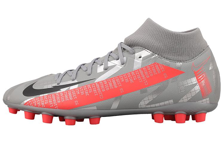 

Nike Mercurial Superfly 7 Ag Artificial Grass Gray Silver Pink BQ5424-906 40.5