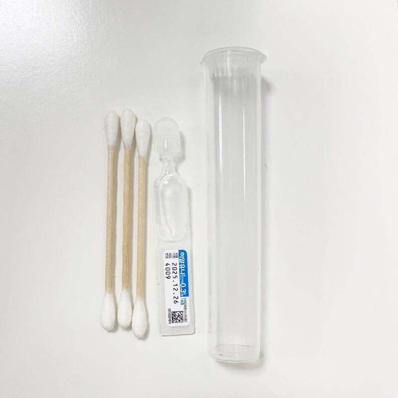 Portable Disposable Artificial Tears Case Cotton Swab Storage Container