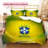 CBF Pattern Bedding Quilt Set  Home Decoration  Gift (1 * duvet cover + 2 * pillowcase  without core)