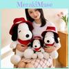 Classic Western Cowboy Snoopy Plush Toy With Polyester Fiber Filling For Kids And Collectors