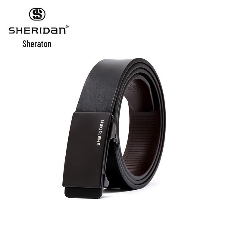 Кожаный ремень Sheraton с автоматической пряжкой 110cm