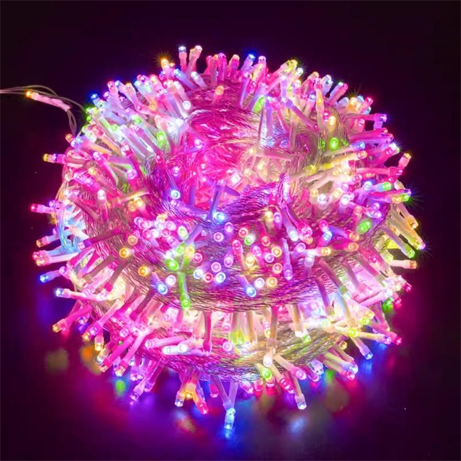 High Density 2000/4000 LED Christmas Garland Light Outdoor Wedding Party Fairy Light Waterproof Christmas Tree String Light