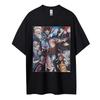 Jujutsu Kaisen Baumwolle Unisex Rundhals Anime T-Shirt Herren und Damen Jungen und Mädchen Sommer Mode Atmungsaktives Street T-Shirt
