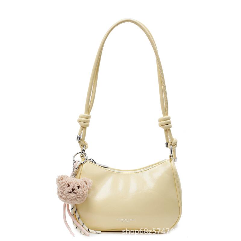 2025 New Underarm Bag Women's High-end Sense Niche Shoulder Bag Foreign Style Messenger Bag Simple Casual Commuter Shoulder Bag