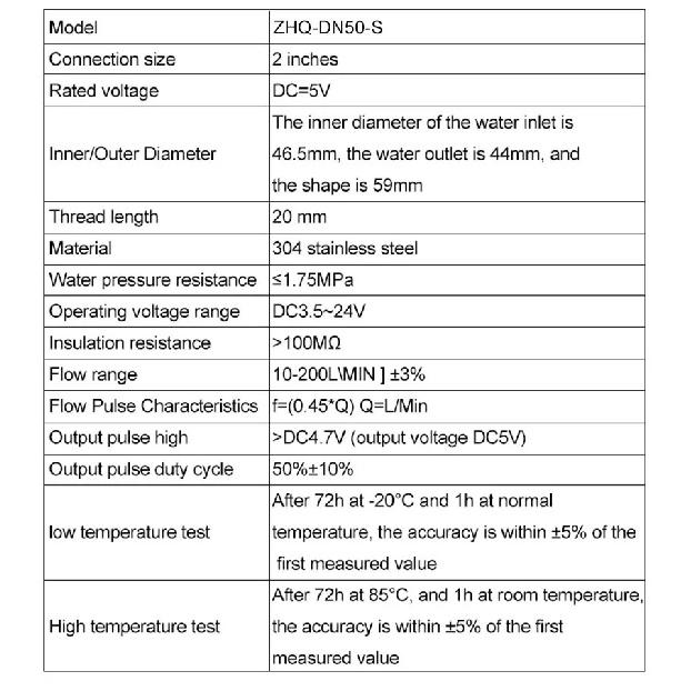 Intelligent flowmeter Table 1-inch water flow sensor measuring flow temperature flow velocity integrated flowmeter